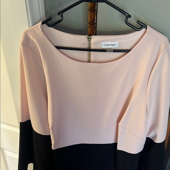 Calvin Klein Pink and Black Dress - Picture 1 of 7